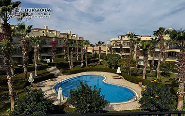 Furnished 2 bedroom pool view penthouse in Veranda, Sahl hasheesh